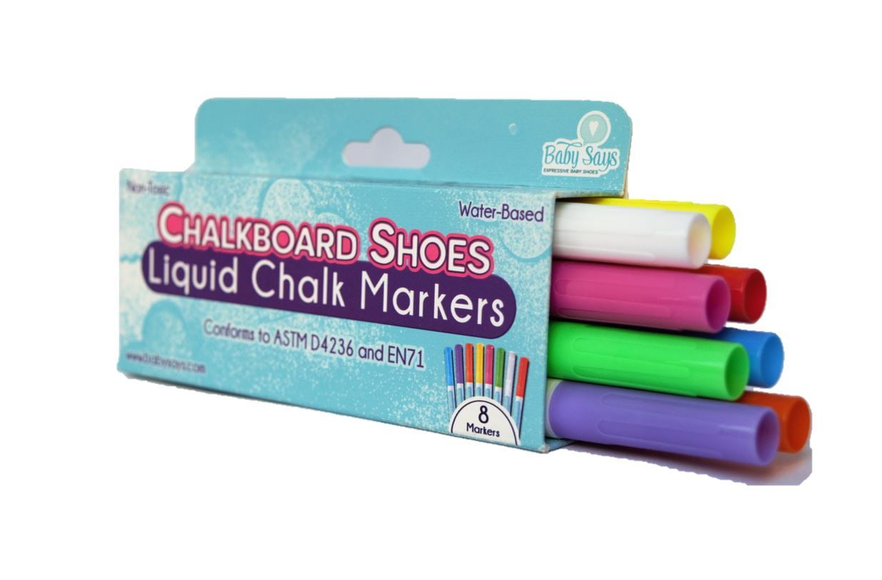 Baby Says Chic Chalkboard Pink Mocs for 9-12 Months