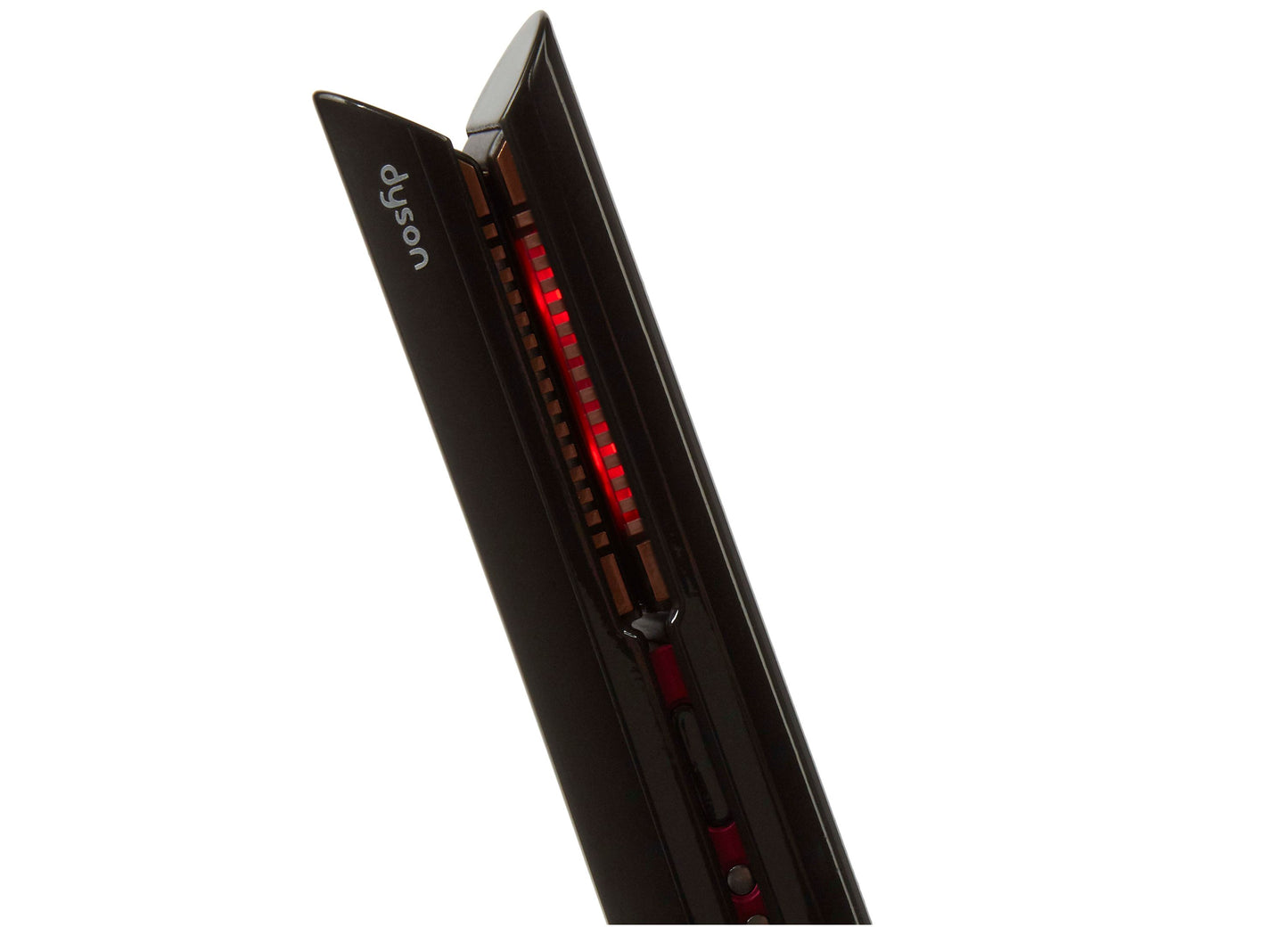 Toy Dyson Style Set black handheld vacuum with red LED lights