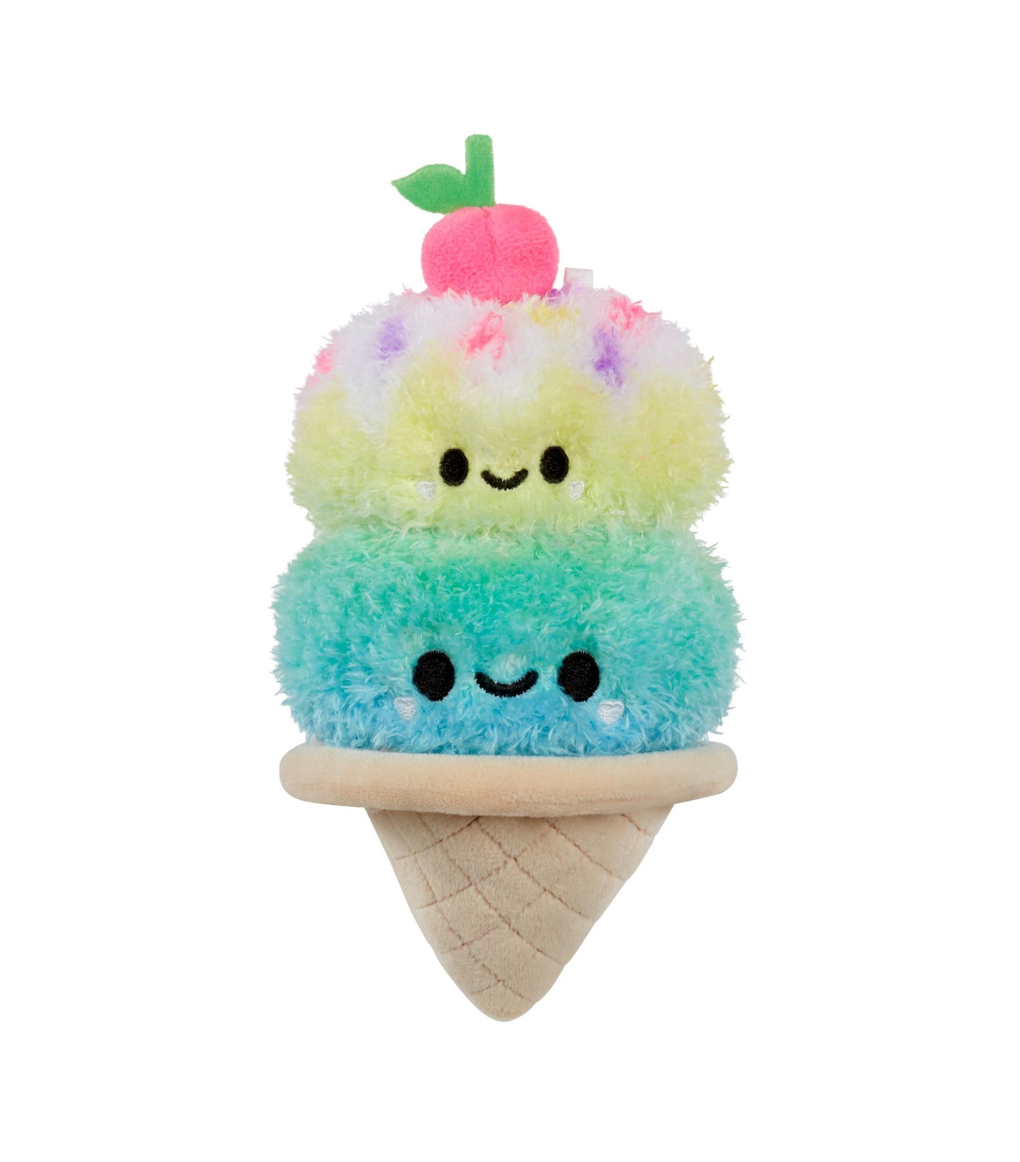 Fluffie Stuffiez 3-in-1 Interactive Small Plush Double Scoop Ice Cream