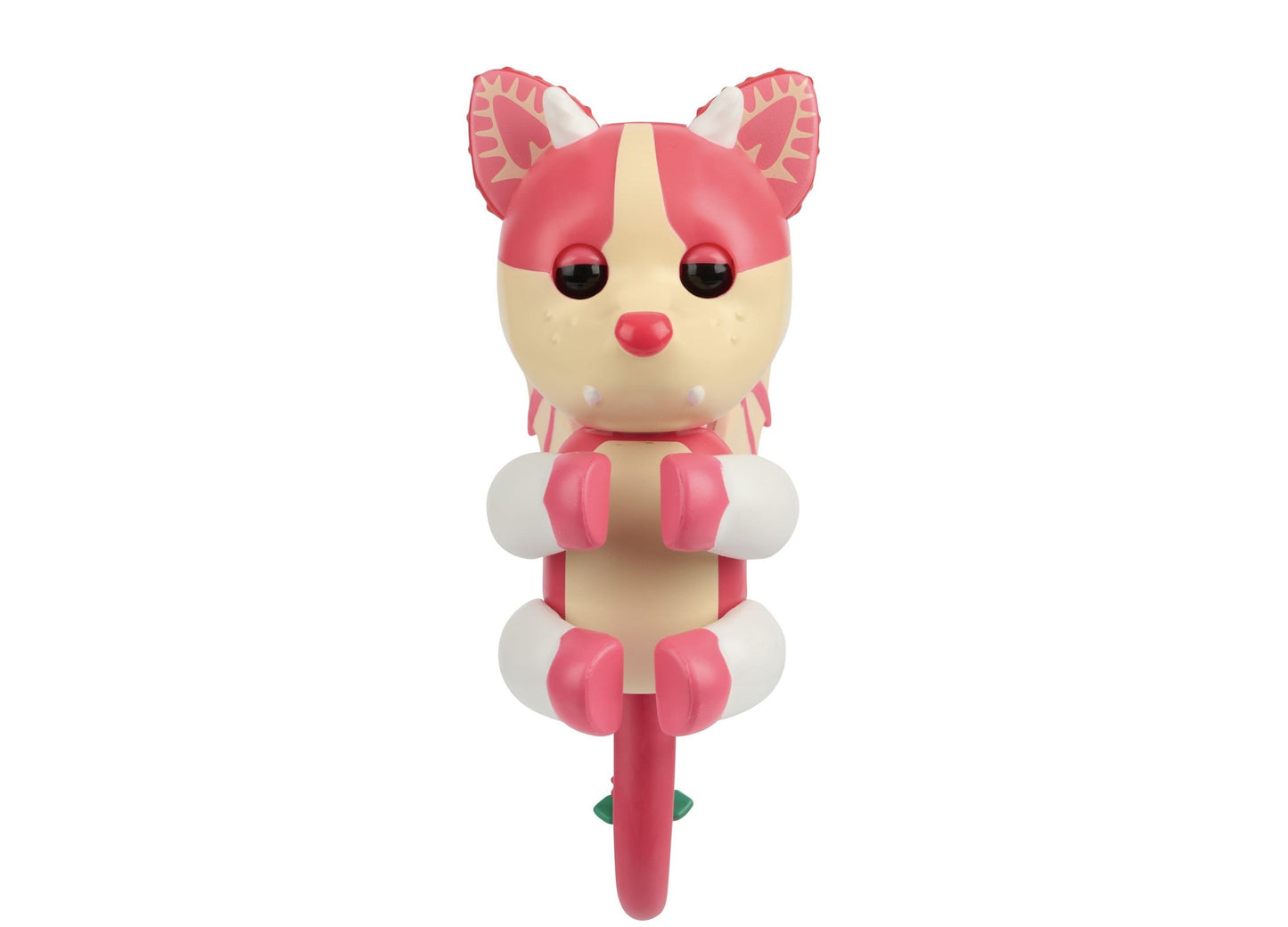 Pink and cream Strawberry Shortcake Bat Dragon interactive pet toy with poseable articulated body and tail on plain white background