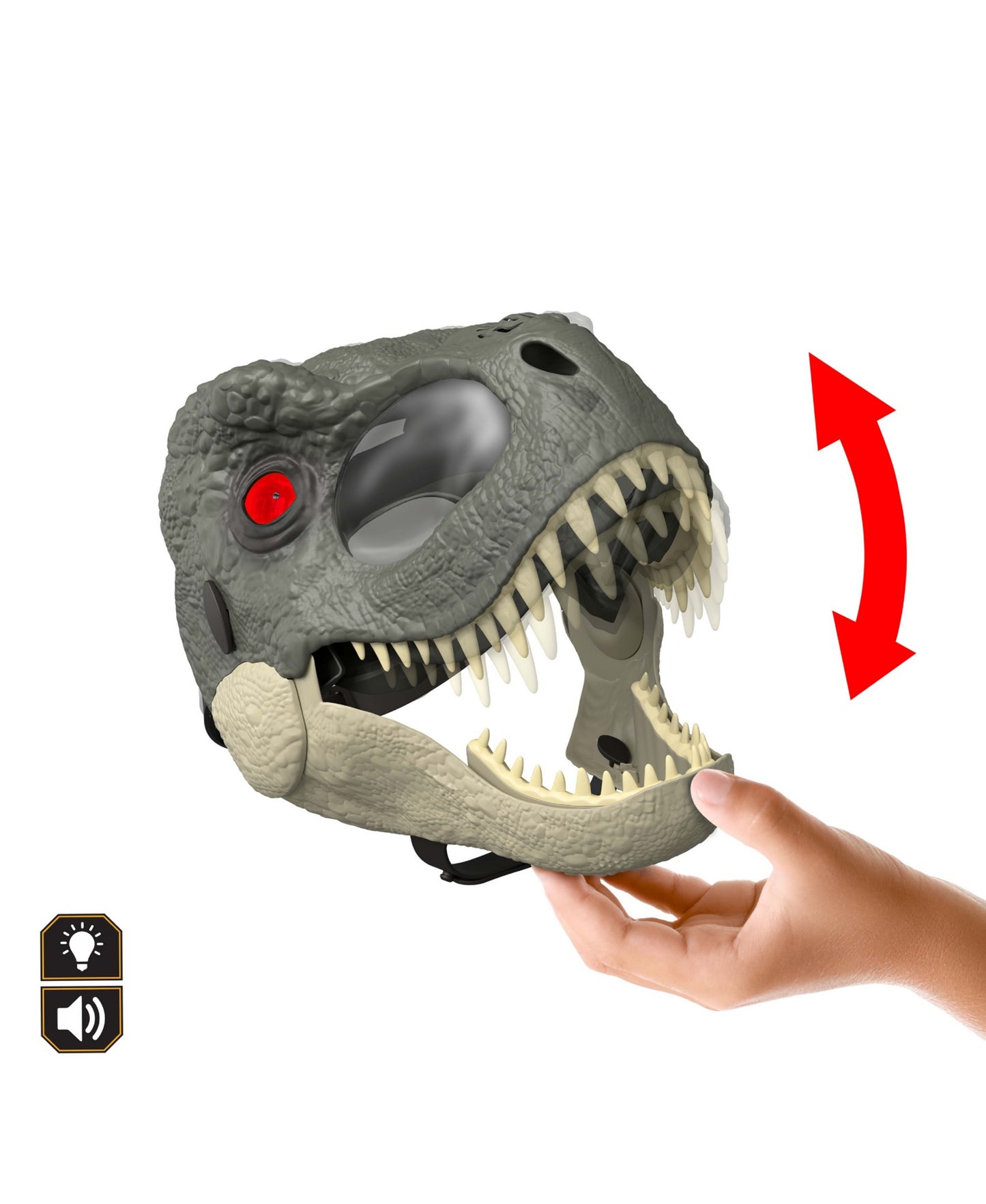 Jurassic World Dominion T-Rex Chomp N Roar Mask - Interactive Costume