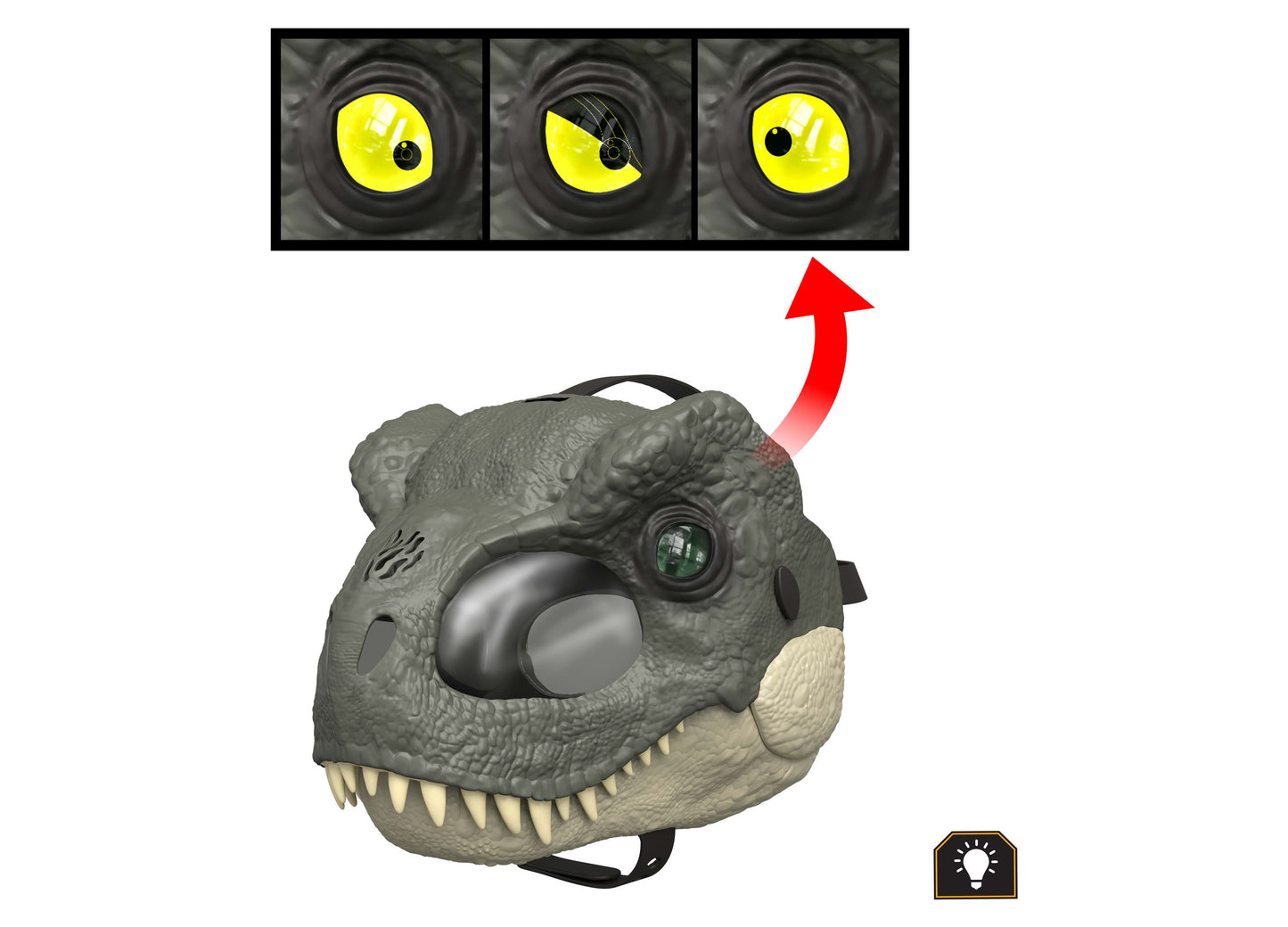 Jurassic World Dominion T-Rex Chomp N Roar Mask - Interactive Costume