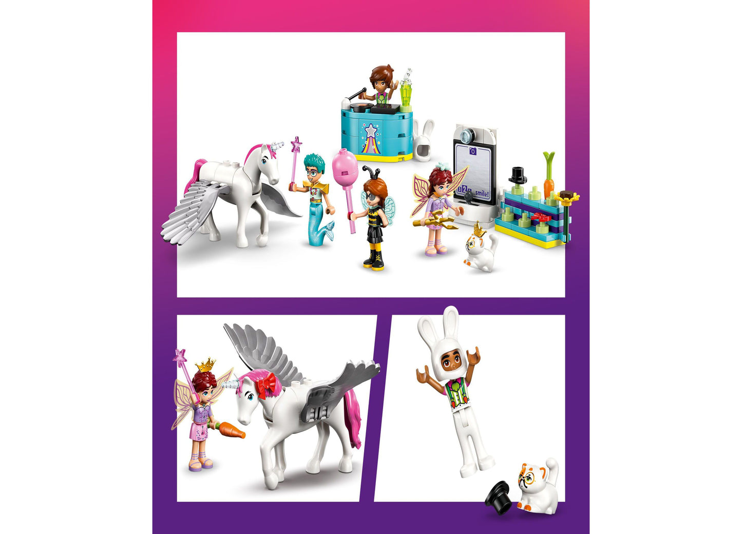 LEGO Friends 42661 Costume Party with Unicorn Fairy Set, 261 Pieces
