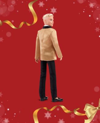 Barbie Signature 2025 Holiday KEN Doll - Platinum Blonde Hair