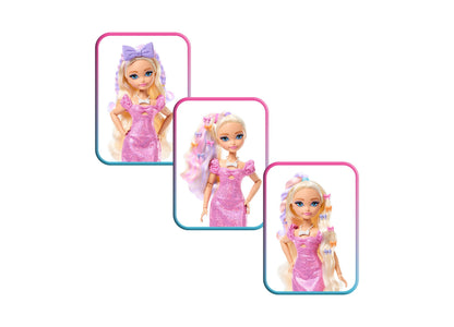 Barbie Dream Besties Get Ready with Barbie Malibu Doll in pink sequin dress with accessories