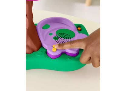 Barney's World Treehouse Playset purple and green toy with interactive features