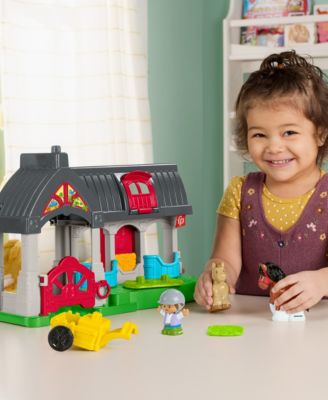 Little People Friendly Horses Stable Toddler Playset - 6 Pieces
