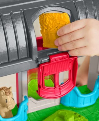 Little People Friendly Horses Stable Toddler Playset - 6 Pieces