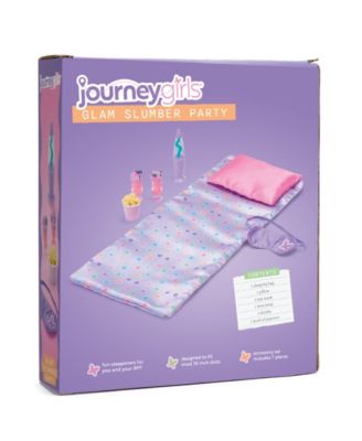 Journey Girls 7-Piece Glam Slumber Party Playset for 18" Dolls