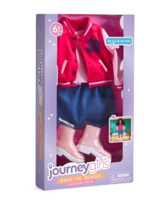 Journey Girls 4-Piece Back to School Fashion Outfit Set for 18" Dolls
