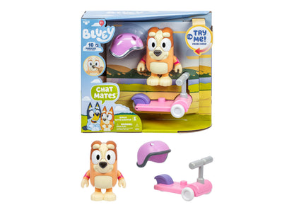 Bluey S13 Chat Mates Bingo Figure with Scooter Playset