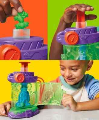 Play-Doh Teenage Mutant Ninja Turtles Donnie Mutation Station Playset with purple chamber, green and blue Play-Doh, a...