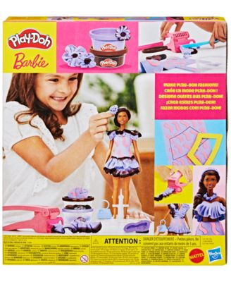 Play-Doh Barbie Fashionista Ruffles Set - Creative Fashion Kit