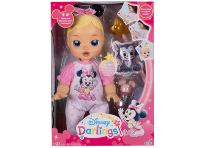 Disney Minnie Mouse 13-inch doll in pink outfit with magic wand and accessories