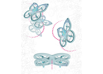 Sharper Image Remote Control Lumofly Butterfly Stunt Drone