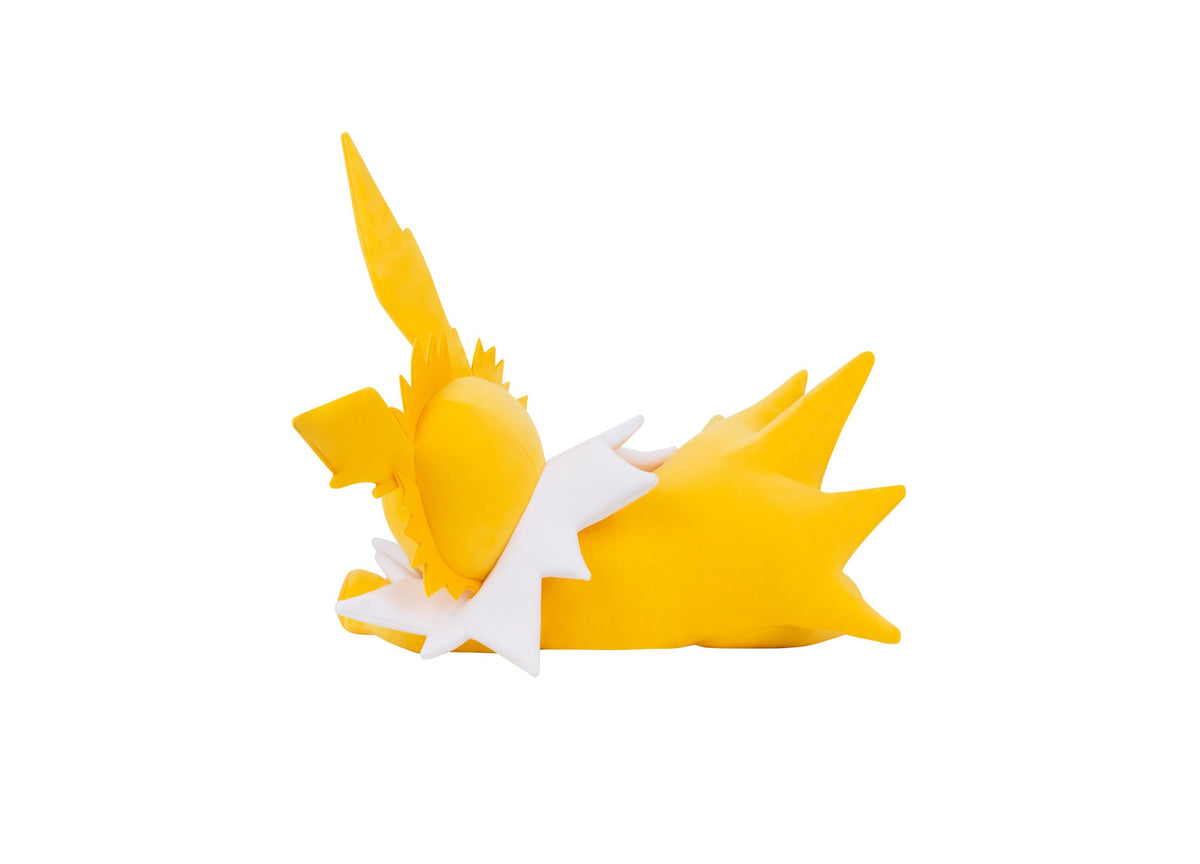 Pokémon 18 inch Sleeping Jolteon Plush Stuffed Animal Toy in yellow and white