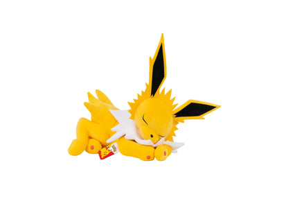 Pokémon 18 inch Sleeping Jolteon Plush Stuffed Animal Toy in yellow with black ear details and white chest