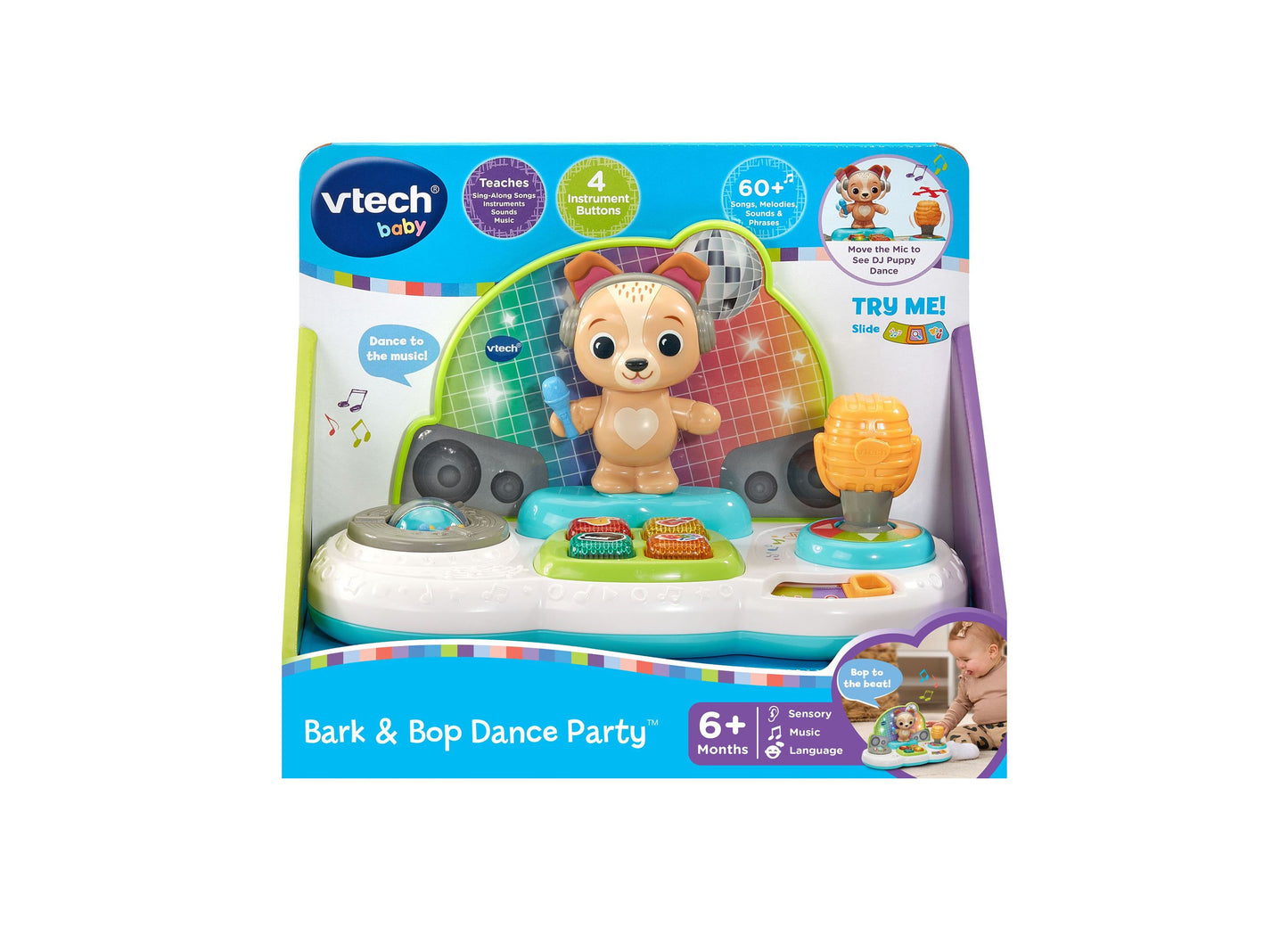 VTech Baby Bark and Bop Dance Party Puppy Interactive Toy