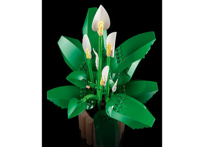 LEGO® Botanicals Peace Lily Flower Model Kit 474 Pieces – Home Decor