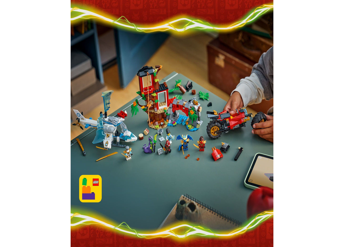 LEGO NINJAGO Ninja Vehicle Tree House Battle Set, 642 Pieces