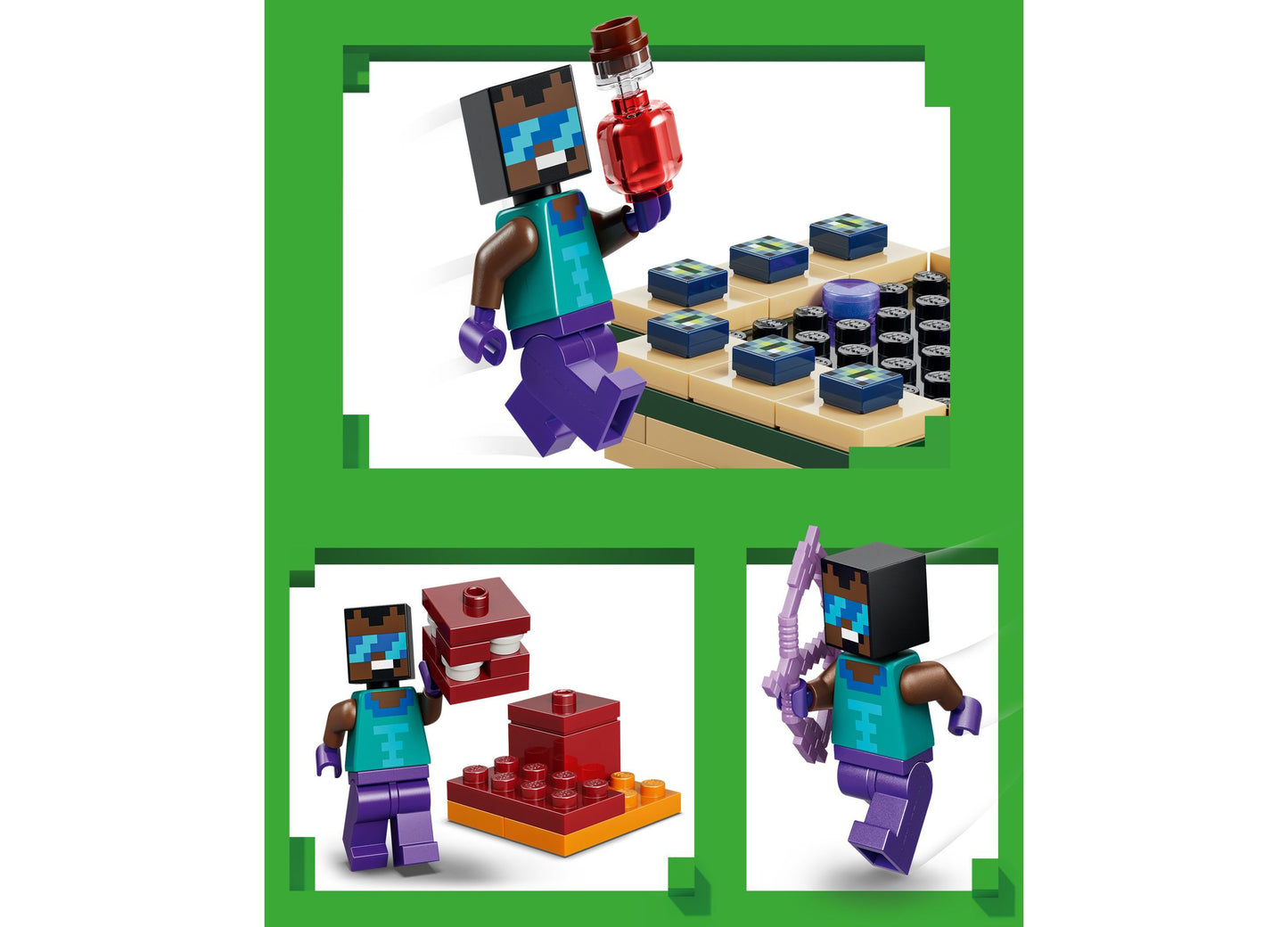 LEGO Minecraft Nether End Portal Adventure Set 21584 - 192 Pieces