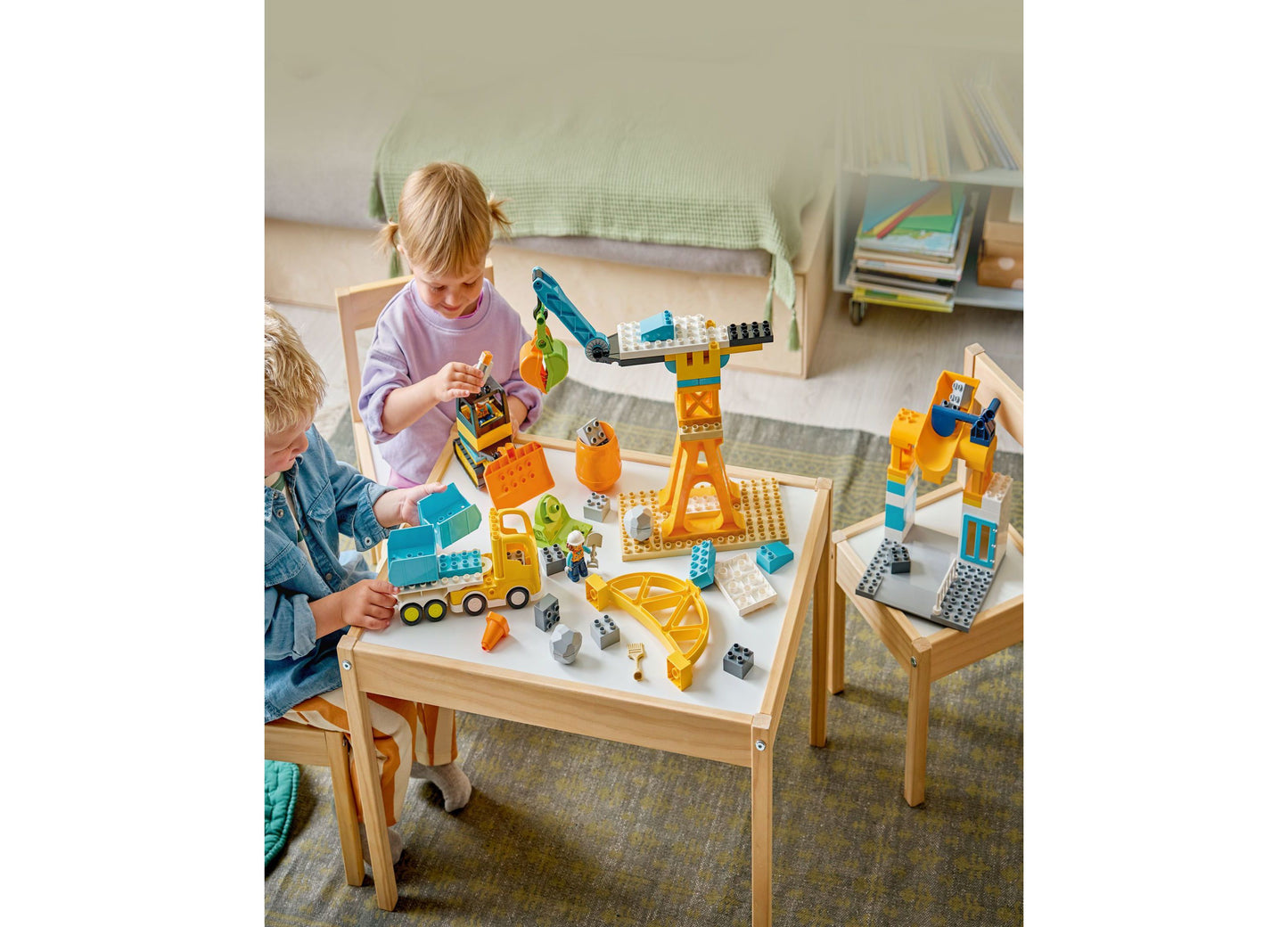 LEGO DUPLO Town Construction Site 3-in-1 Vehicle Set 10476, 84 Pieces
