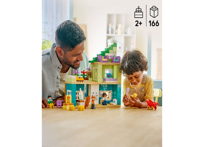 LEGO DUPLO Town Modern Family House 3-in-1 Building Kit, 166 Pieces