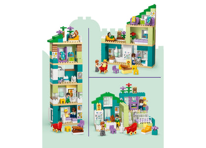LEGO DUPLO Town Modern Family House 3-in-1 Building Kit, 166 Pieces