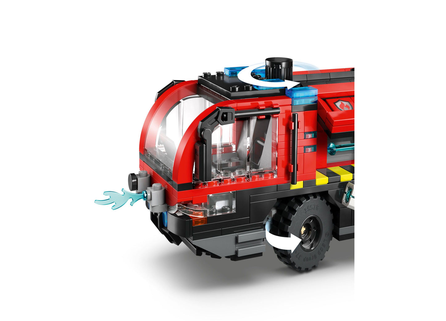 LEGO City Airport Fire Truck Building Kit 60499, 691 Pieces