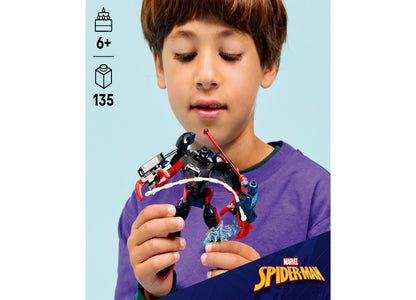 LEGO® Marvel Mech Showdown: Miles Morales vs. Spider-Man 2099 Building Set - 135 Pieces