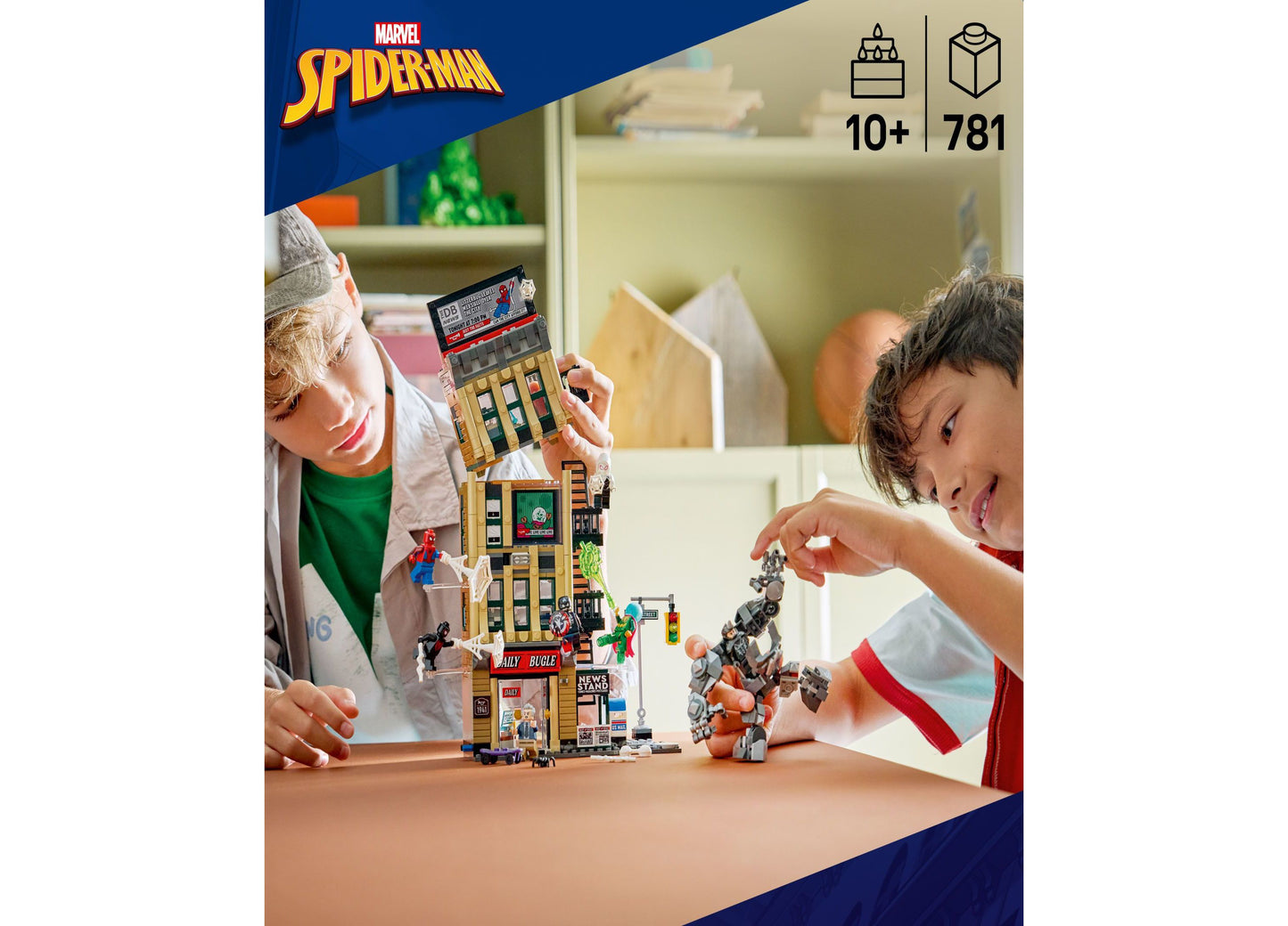 LEGO Marvel Spider-Man vs. Mysterio: 781-Piece Daily Bugle Showdown