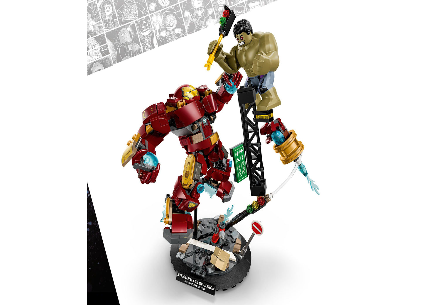 LEGO Marvel Epic Battle: Hulkbuster vs. The Hulk Set 76343 - 413 Pieces