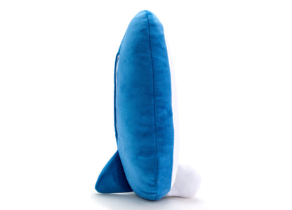 Geoffrey's Toy Box 11-inch blue and white surfboard plush toy standing upright