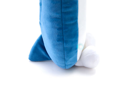 Geoffrey's Toy Box Surfboard Plush 11-Inch Sports Cuddle Companion in blue and white