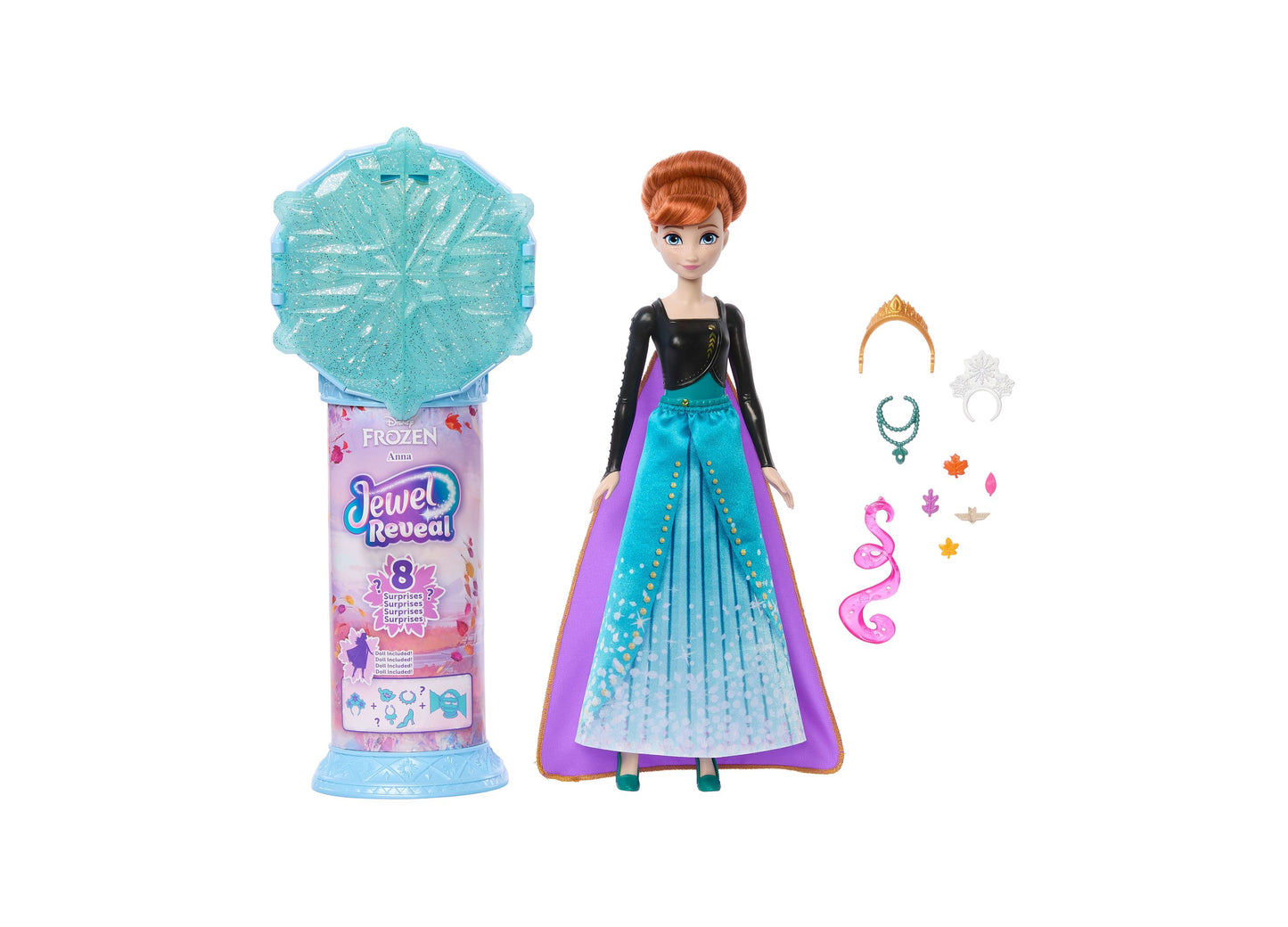 Disney Princess - Frozen Anna Jewel Reveal Surprise Fashion Doll