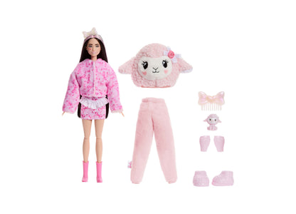 Barbie Cutie Reveal Cuddly Series Doll - Plush Animal Costumes