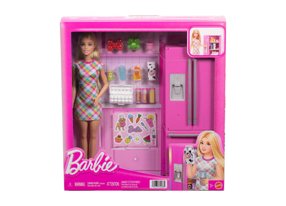 Barbie Deluxe Kitchen Playset with Doll - Blonde Bun