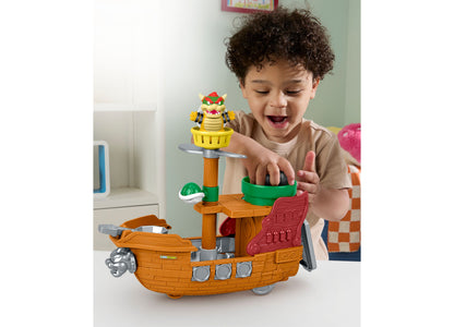 Fisher Price Little People My Mario Bowser's Airship Playset