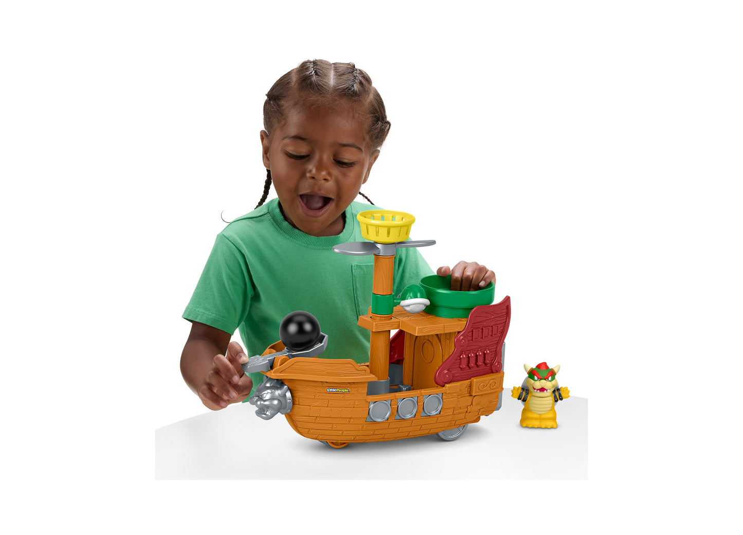 Fisher Price Little People My Mario Bowser's Airship Playset
