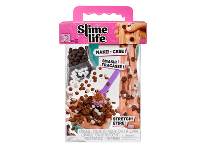 Slime Life Bowl of Choco Cereal DIY Slime Kit with brown and white beads