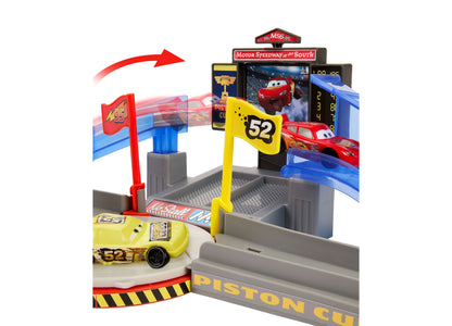 Disney Pixar Cars Stunting Speedway Playset with Piston Cup