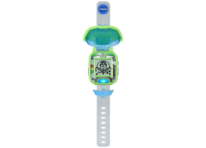 VTech Toy Story 5 Buzz Lightyear Learning Watch with green band and blue accents