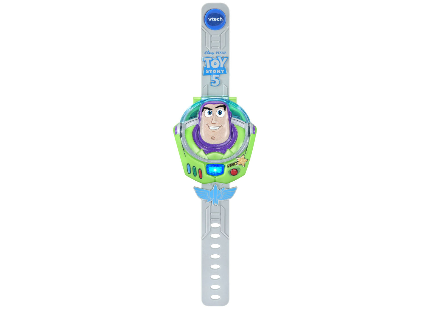 VTech Toy Story 5 Buzz Lightyear Learning Watch with green and purple design