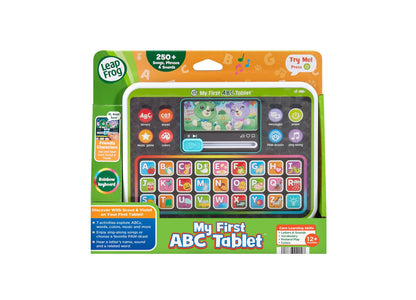 LeapFrog My First ABC Tablet with colorful alphabet keyboard and interactive screen