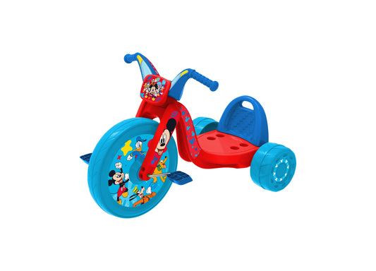 Mickey Mouse 15" Fly Wheel Cruiser red and blue ride-on tricycle toy