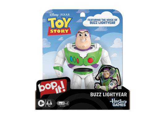 Hasbro Gaming Bop It Buzz Lightyear Edition with voice of Buzz Lightyear from Toy Story