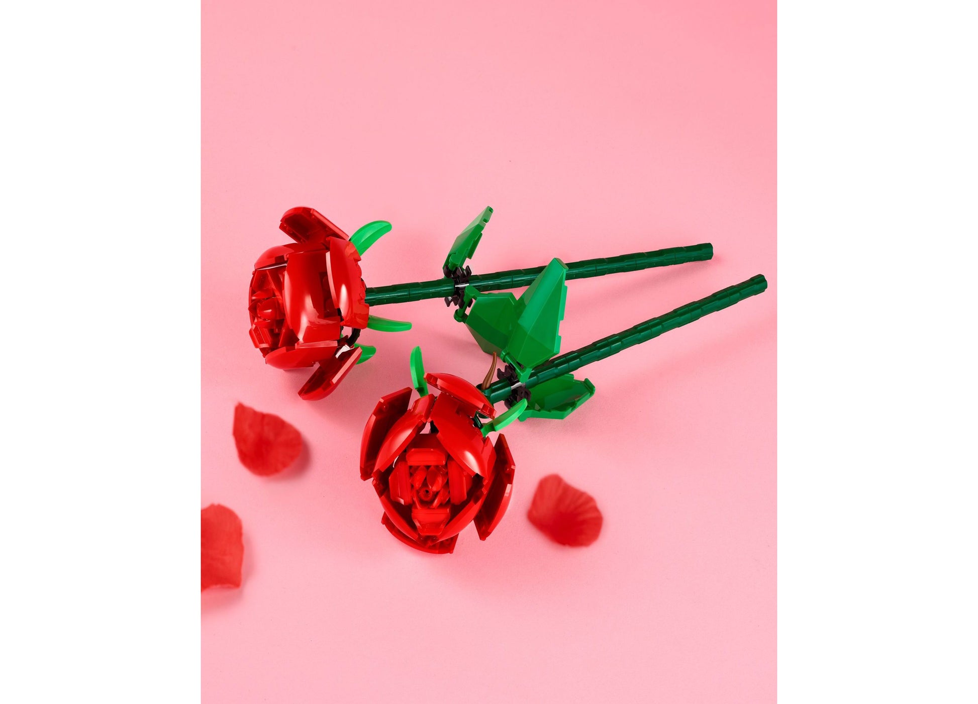 LEGO Roses Botanical Collection 40460 red and green flower building set with petals