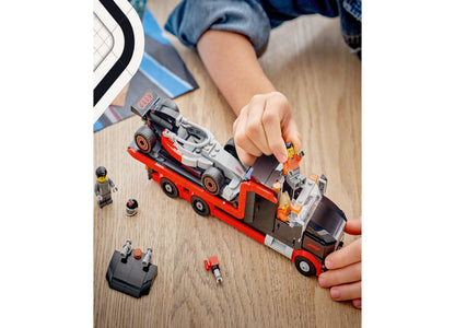 LEGO® City Formula 1 Truck and Audi F1 Race Car Building Set, 60493