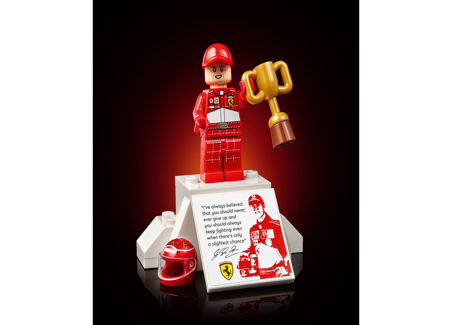 LEGO® Icons Ferrari F2004 Michael Schumacher F1 Car Model Building Set, 11375