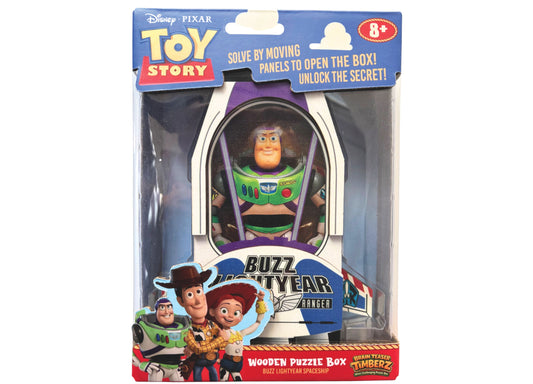 Toy Story Buzz Lightyear Wooden Puzzle Box Brain Teaser by Fantasma